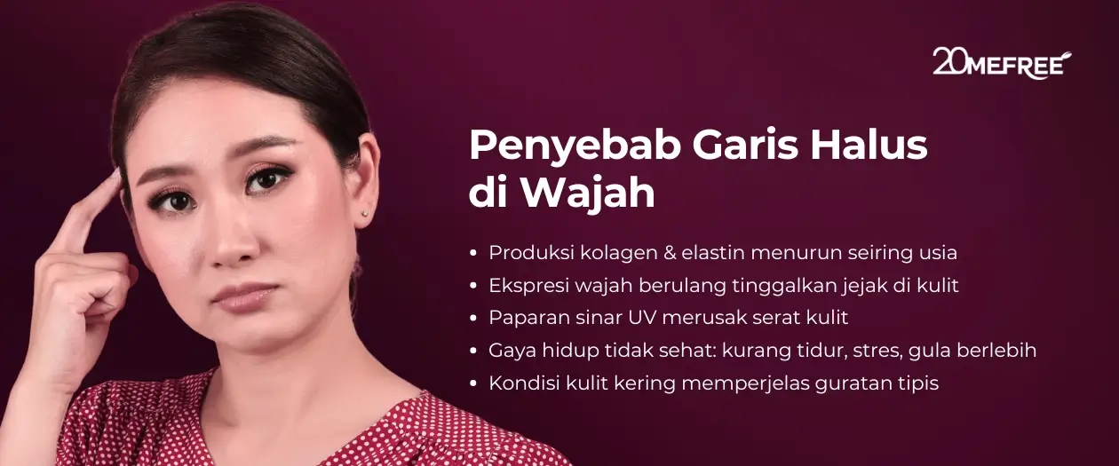 Penyebab Garis Halus di Wajah