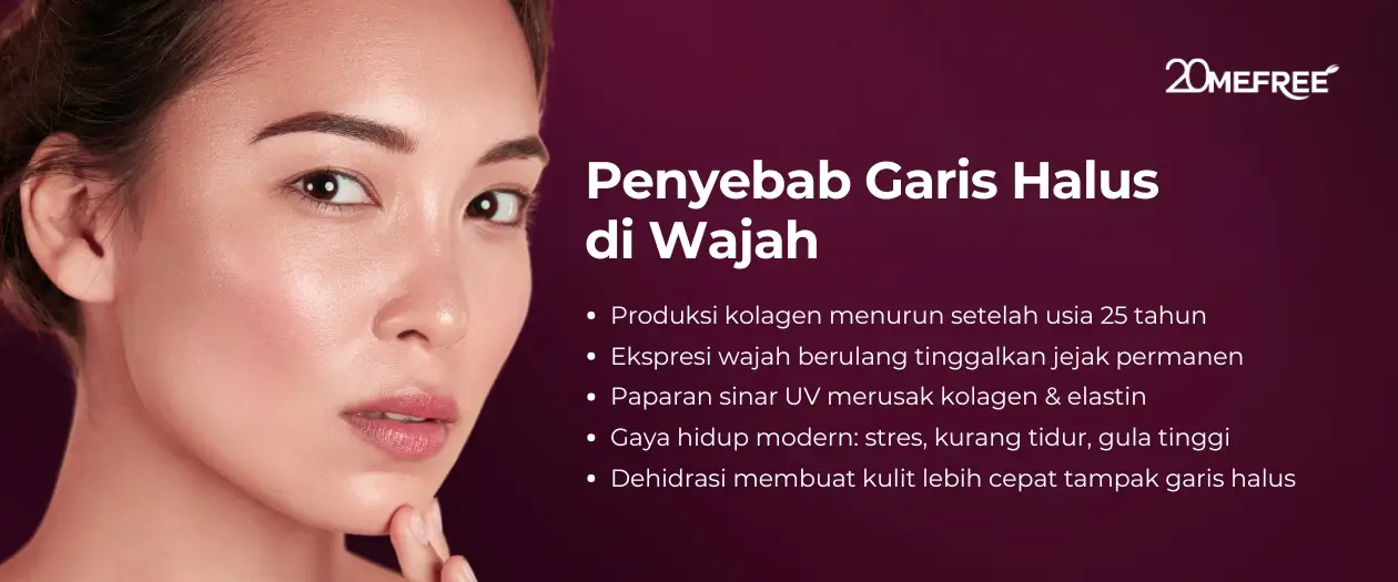 Penyebab Garis Halus di Wajah