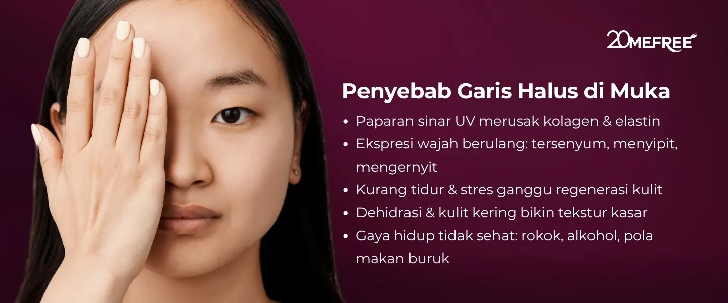 5 Penyebab garis halus dimuka yang sering muncul