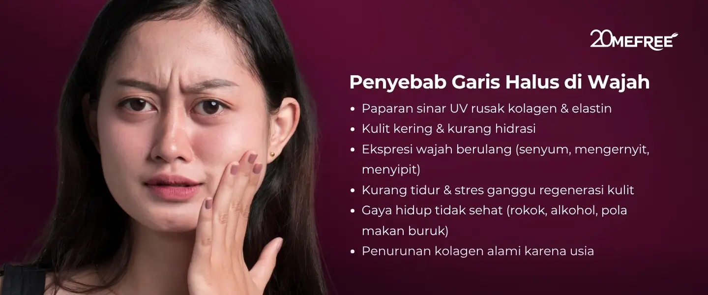 7 Penyebab garis halus di wajah yang sering di alami