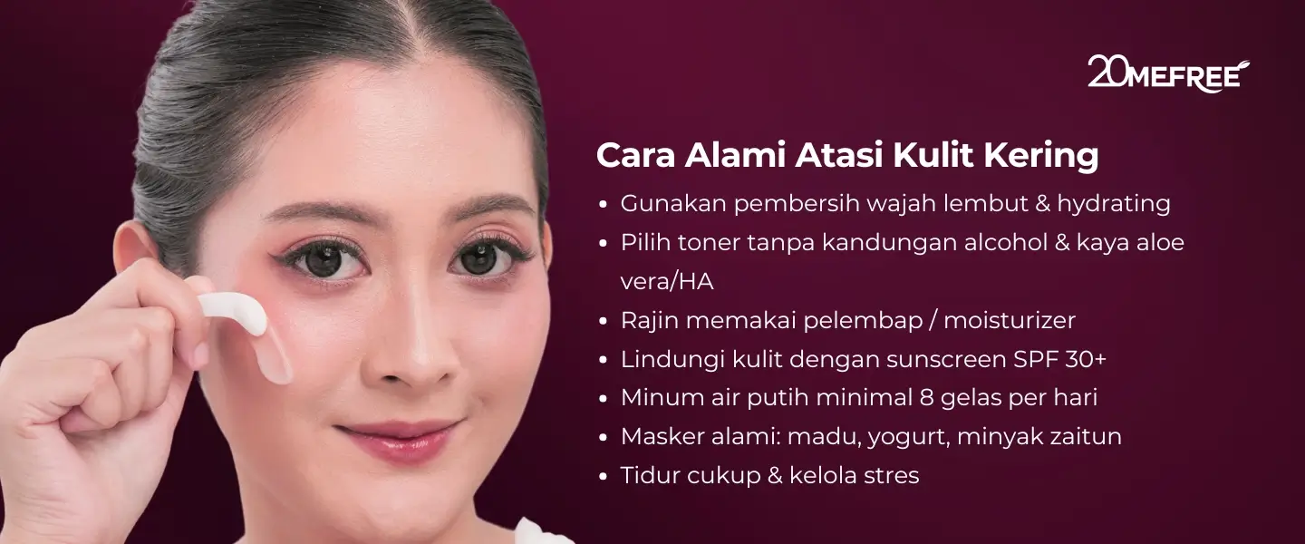 Cara almi atasi kulit kering di wajah