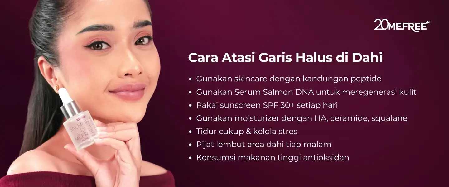 Cara atasi garis halus di dahi