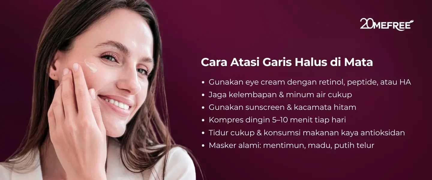 Cara atasi garis halus di mata