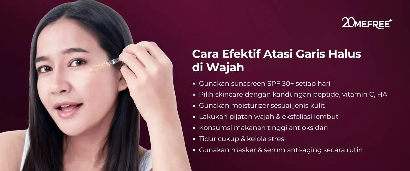 Cara efektif mengatasi garis halus di wajah