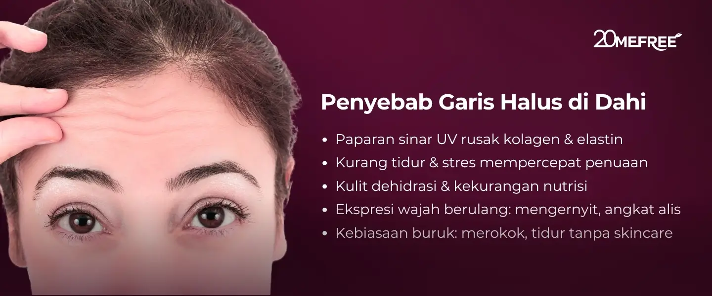 Penyebab garis halus di dahi