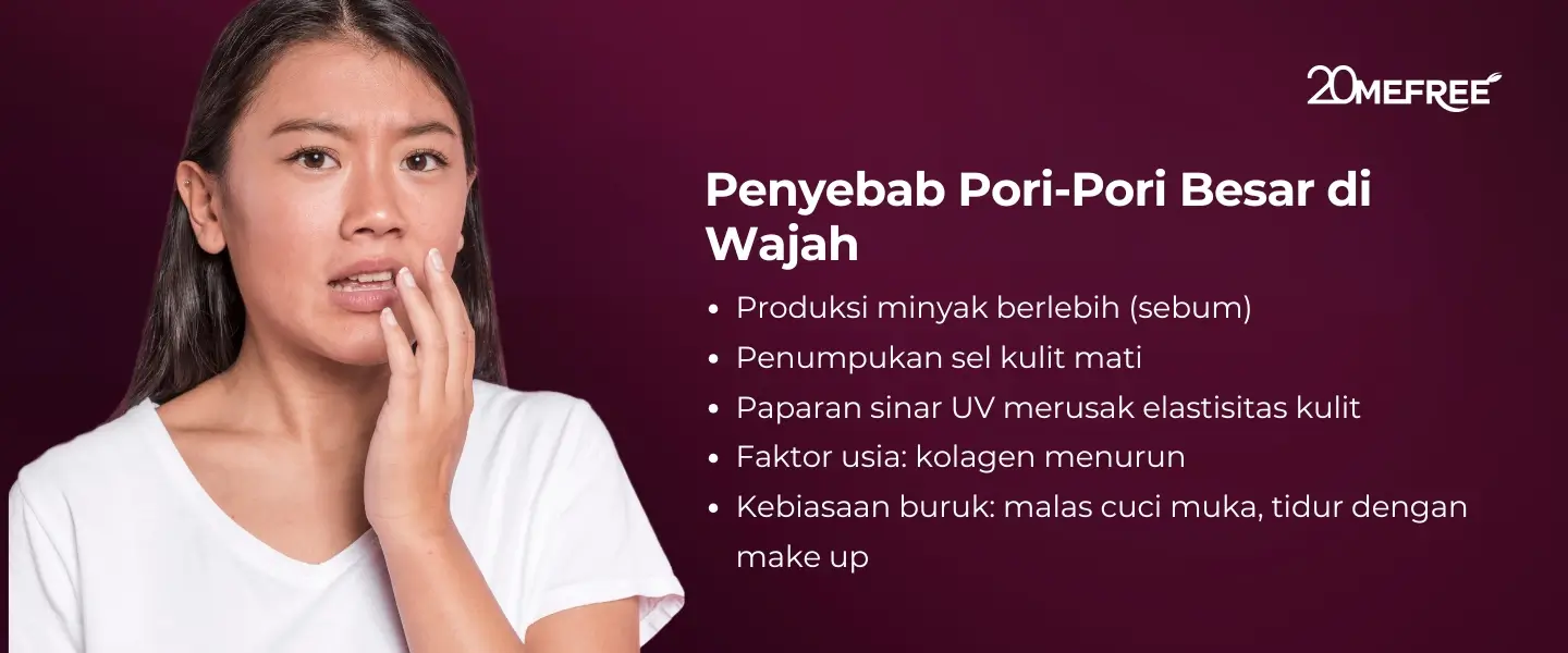 Penyebab Pori Pori Besar di Wajah