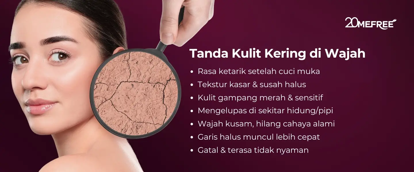 Tanda Kulit Kering di Wajah