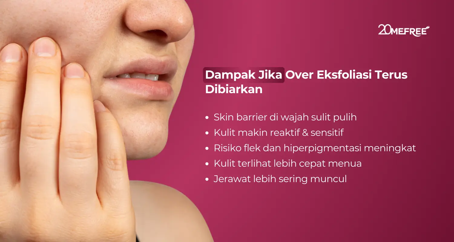 Dampak jika over eksfoliasi terus dibiarkan