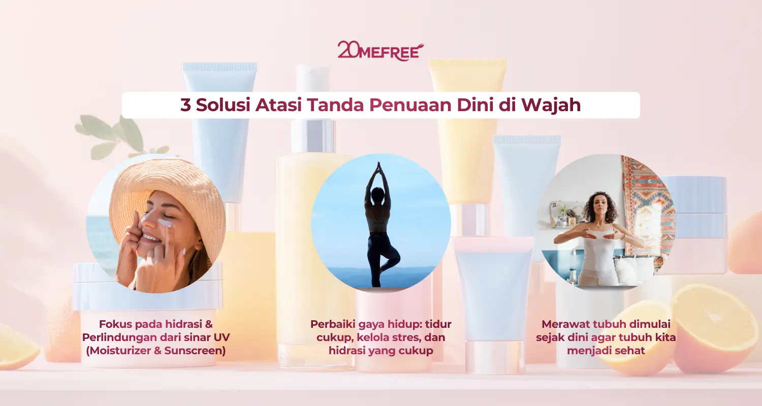 3 Solusi atasi tanda penuaan dini di wajah