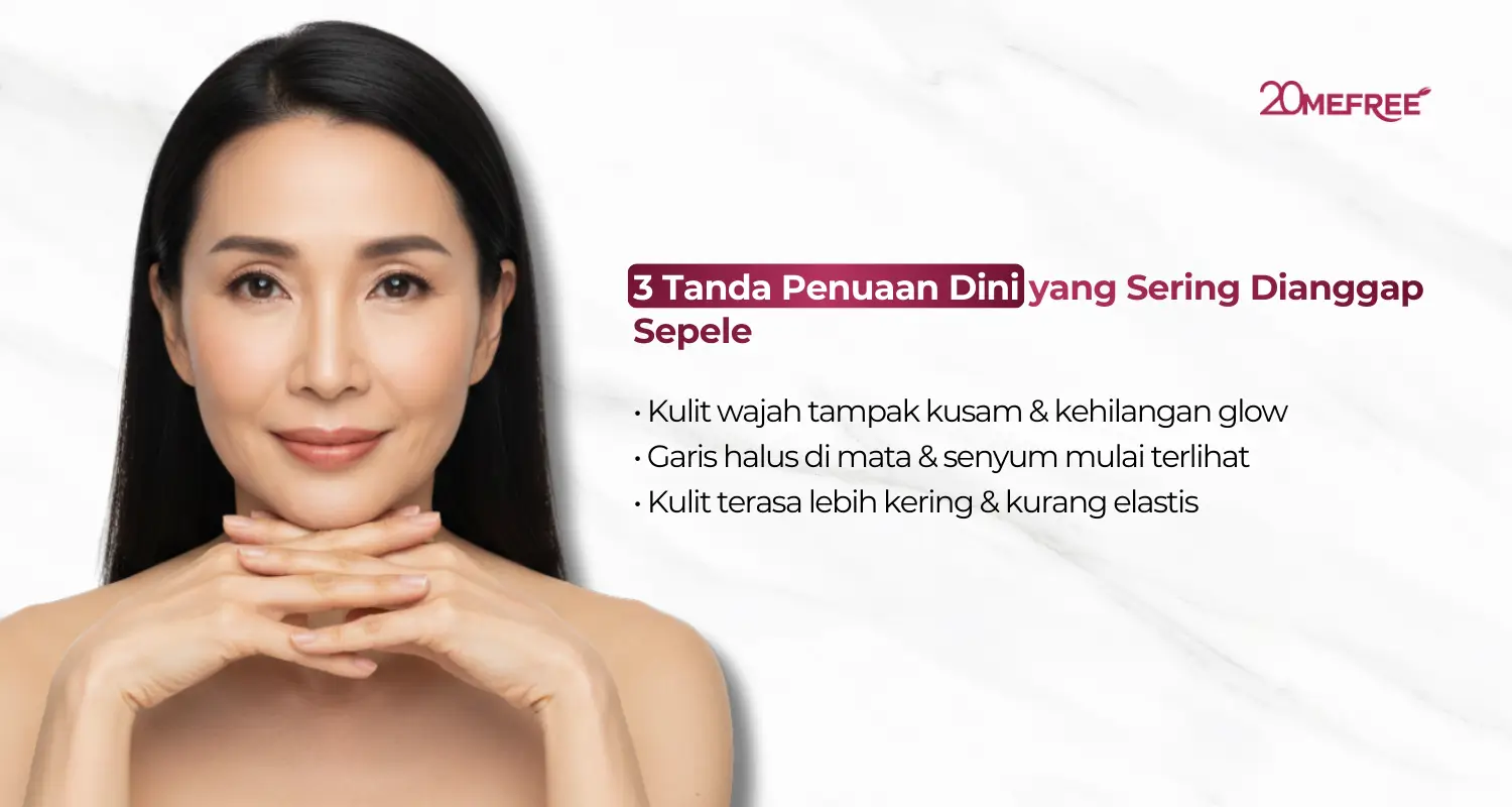 3 Tanda penuaan dini yang sering dianggap sepele