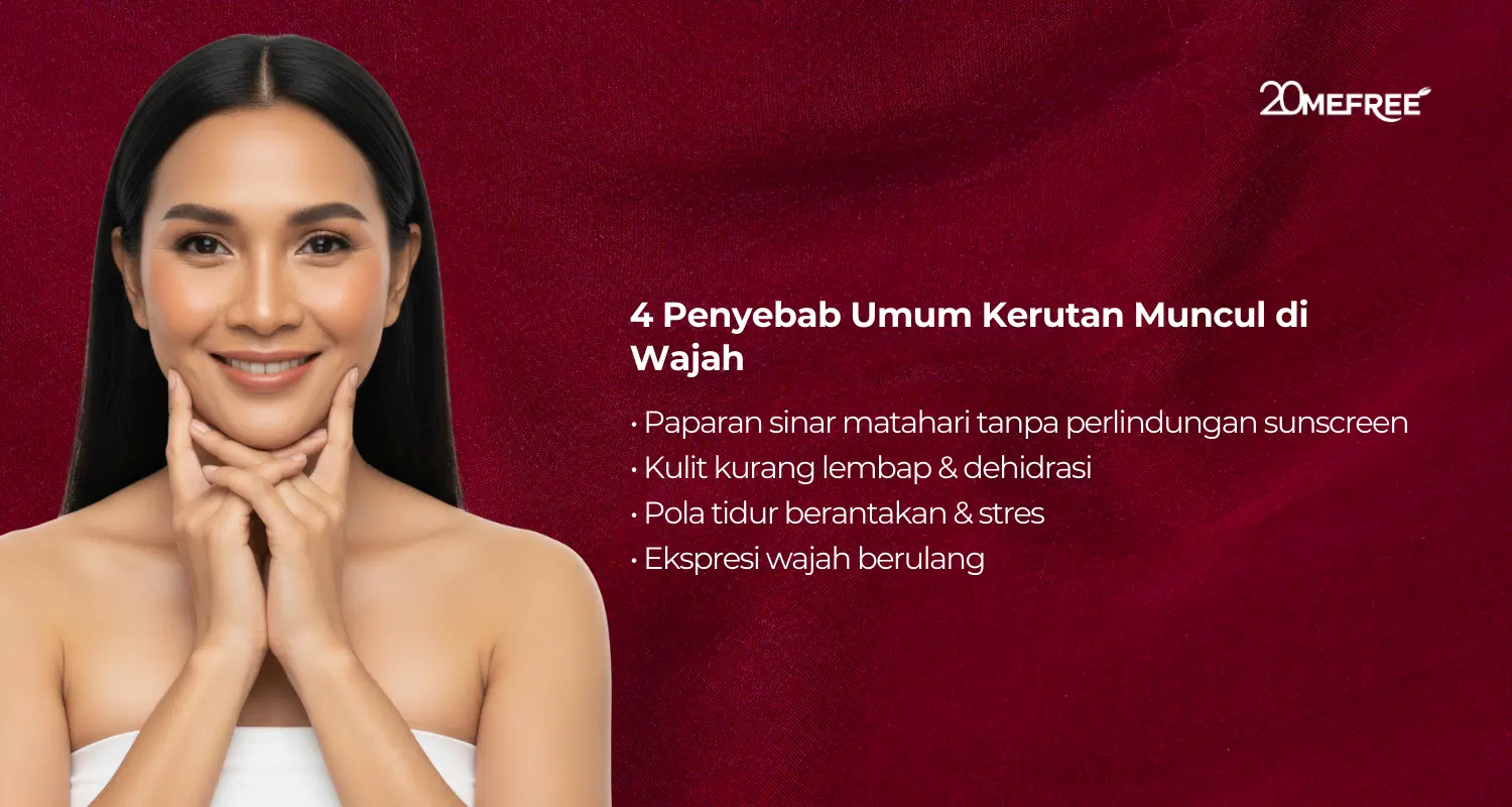 4 Penyebab umum kerutan muncul di wajah