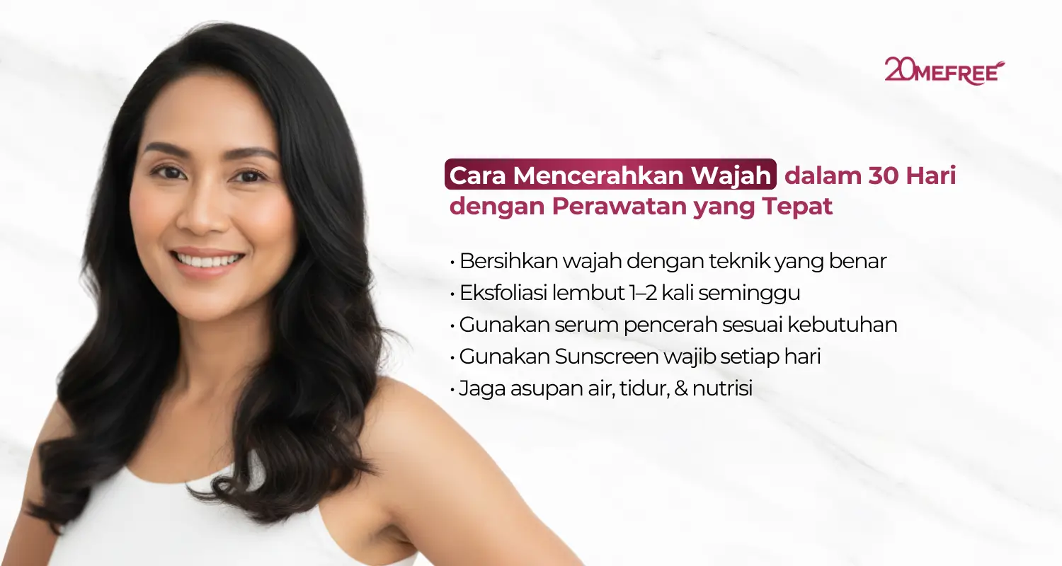Cara Mencerahkan Wajah  dalam 30 Hari dengan Perawatan yang Tepat