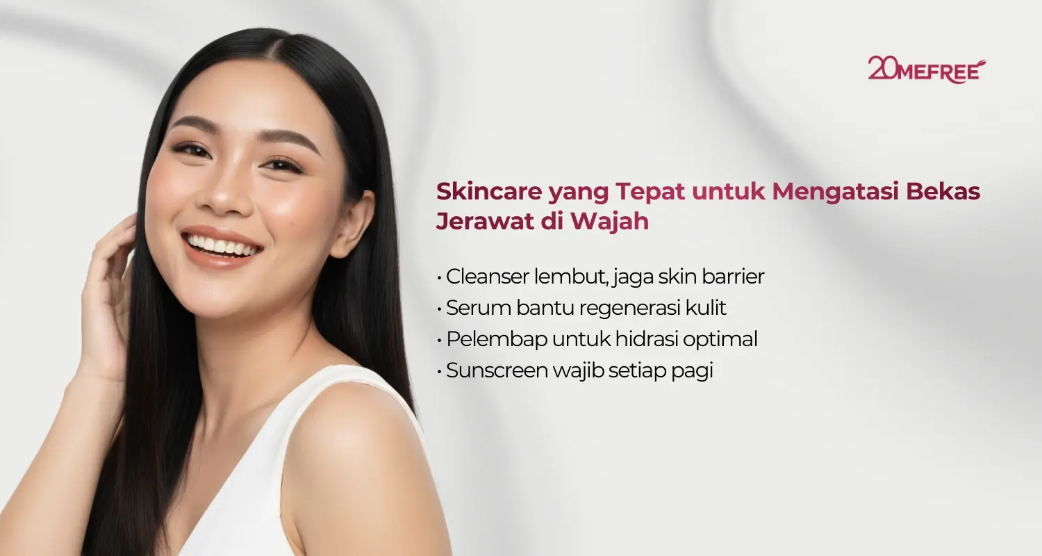 Skincare yang tepat untuk mengatasi bekas jerawat di wajah